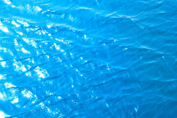 Blue water surface abstract background texture