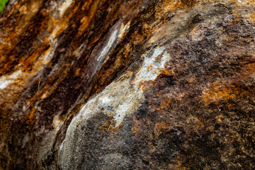 stone texture, Weathered Volcanic Rock Texture with Pitted Surface and Iron Oxide Colors