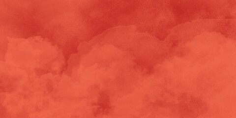 Abstract Watercolor red grunge background painting. Old vintage grunge pattern distressed bright red paper. Expressive abstract painting showcasing a vivid fiery red color palette with smoky undertone