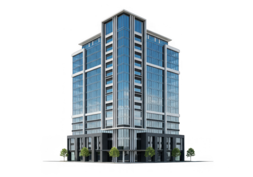 Modern office building architecture glass skyscraper exterior