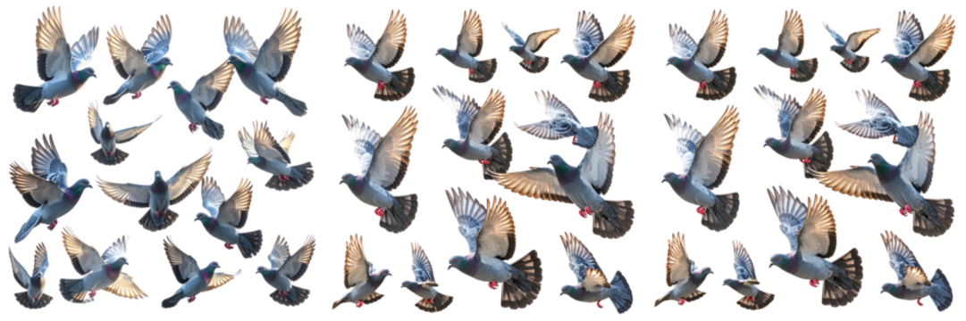 setof  Soaring Hawk Silhouette Made of Intersecting Light Beams – Abstract Energy Background PNG