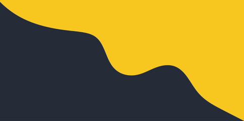 Minimalist Dual-Tone Curved Vector Illustration Background.  Simple and elegant background illustration dividing the canvas with a gentle curve.