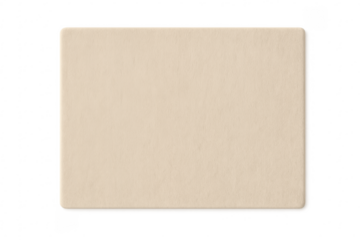 Blank vintage paper card on transparent background