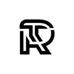 Modern Monogram Letter R Logo