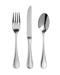 Silverware set fork, knife, spoon