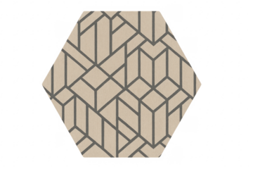 Hexagon geometric pattern tile creating abstract texture