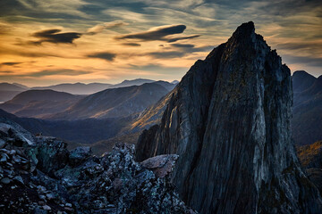 Autumn Senja Island, Hesten, Segla, Fjordgard