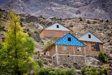 Tajik rural mountain architecture