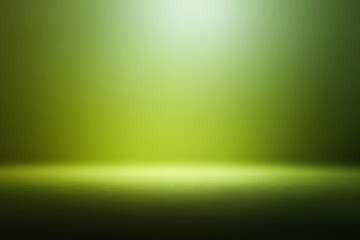 Abstract chartreuse gradient background with soft lighting