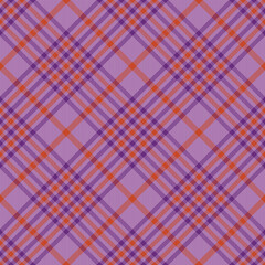 Seamless  lilac color check pattern.Repeating patern plaid. Checkered design for prints.Repeated tartan fabric.Vector scottish fabriс. Ekose texture. Madras flannel.Checker line.Stripe gingham

