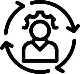 employee engagement, flat icon set, employee wellbeing, company culture, employee satisfaction, employee vision, professional leadership, employee autonomy, employee rewards, employee purpose, employe