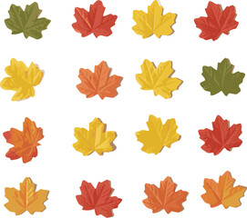 Obraz premium autumn leaves seamless pattern