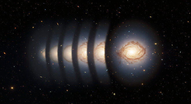 Gravitational Lensing of a Distant Galaxy