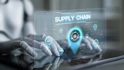 AI optimizes supply chain operations through smart logistics, automated tracking, and real-time delivery coordination for improved efficiency. Artificial intelligence spline