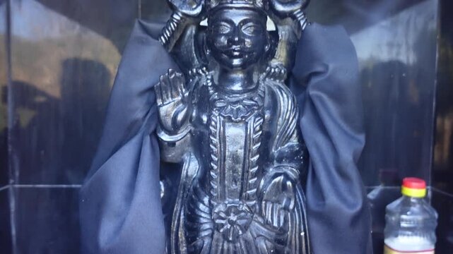 Shani Dev Idol &ndash; Lord Shani Temple b roll videos