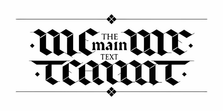The main text written in gothic blackletter font with decorative elements