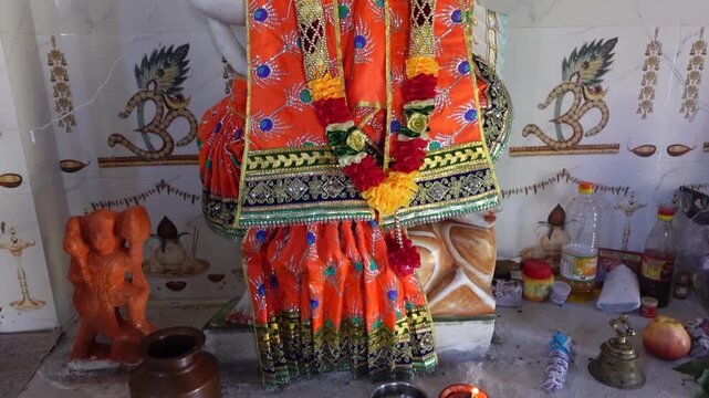 Bajrangbali Idol &ndash; Lord Hanuman Statue in Hindu Temple