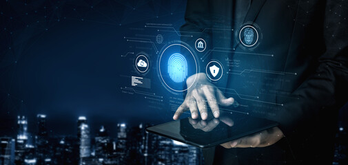 Biometric identity system using fingerprint and facial recognition to secure cloud access, protect sensitive data, and authenticate users in digital platforms Vouch