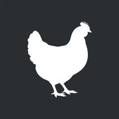 Hen Silhouette Chicken Vector Illustration