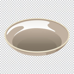 Abstract geometric composition featuring a circular plate design with vibrant color elements and clean typography