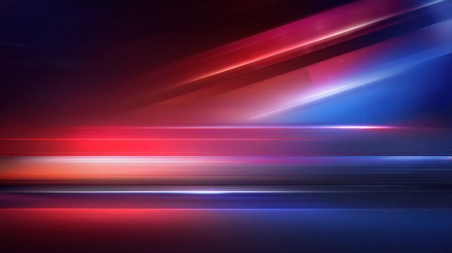 Breaking news background with red and blue accents and space for headline text, modern and professional broadcast design.