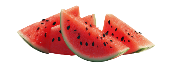 Slices of red watermelon