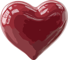 heart shape vector art