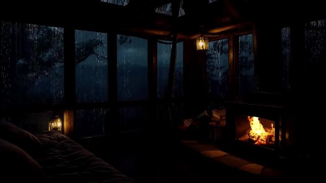 cozy room, with fireplace, relaxing cozy for Work, study and room
