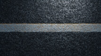 Fototapeta premium Top-down view of a smooth black asphalt road with fine texture and subtle light reflections.
