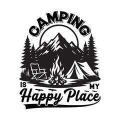 Camping is my happy place