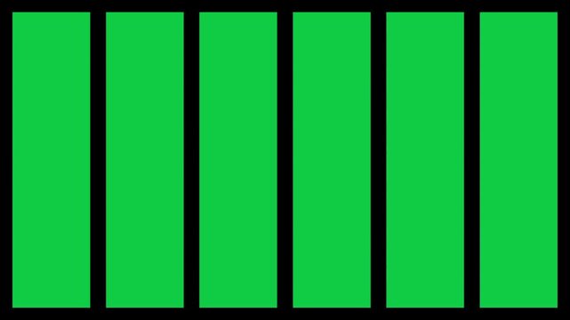 Green Screen Template Pack with Green Screen Areas Minimal Motion Graphics Video Editing Overlay Design