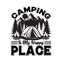 Camping is my happy place