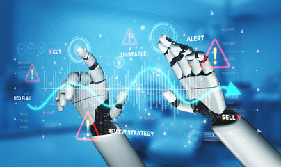 AI highlights economic risks through data-driven visuals, smart warning alerts, and real-time...