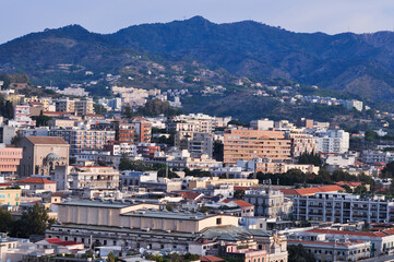 Naklejka premium Beautiful view of Messina old city, Sicily, Italy