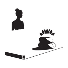 Confident woman silhouettes, strong pose, ready for anything, stylish and modern vector art

