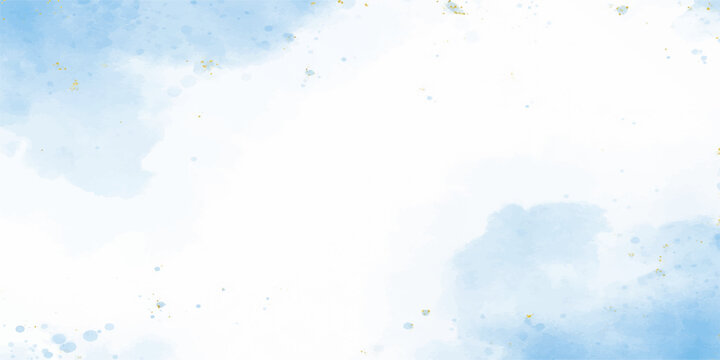 Abstract blue watercolor and grunge background texture with paint splatter design and a subtle paper pattern