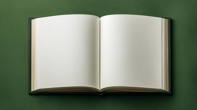 Open Book from Top View