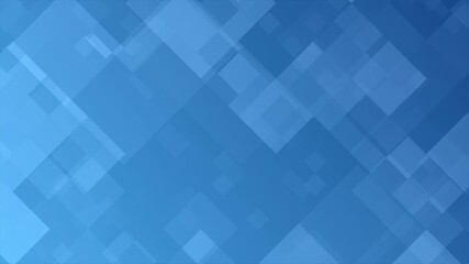 Abstract blue squares background loop