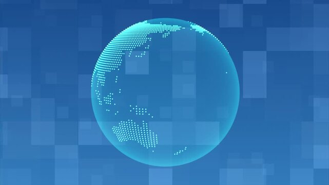 World map technical background
