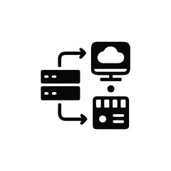 Mobile phone vector icon symbol set for business web design illustration
