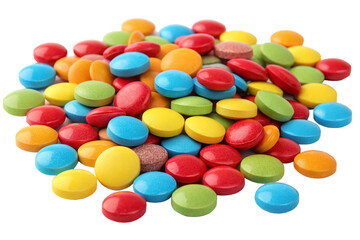 Obraz premium Heap of colorful medicine pills
