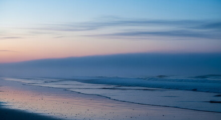 Minimalist Pastel Ocean Sunset | Soft Tranquil Seascape