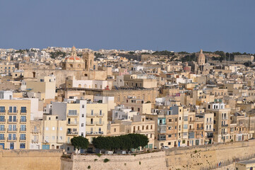 Obraz premium Valetta Malta Waterfront on the Grand Harbour