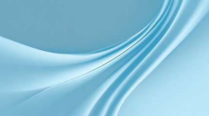 A smooth and flowing abstract image depicting soft blue curves and waves, evoking a sense of calm and serenity. Ideal for backgrounds and designs.