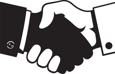 Handshake Icon Partnership, Collaboration, Agreement Symbol
