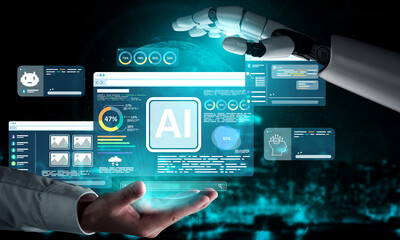 AI Assistant Brain Processor with LLM Technology, Big Data, Machine Learning, Generative AI for Business Support, Future Agentic AI Technology and Artificial Intelligence Prompt Engineering. Vouch