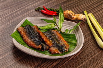 Gourmet Grilled fresh eel fish