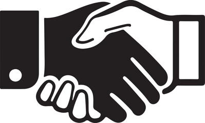 Handshake Icons Partnership, Agreement, and Collaboration Symbols

