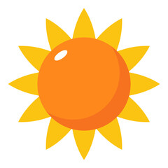 Summer Sun Icon