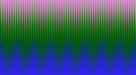 Abstract vertical stripes gradient of pink green and blue